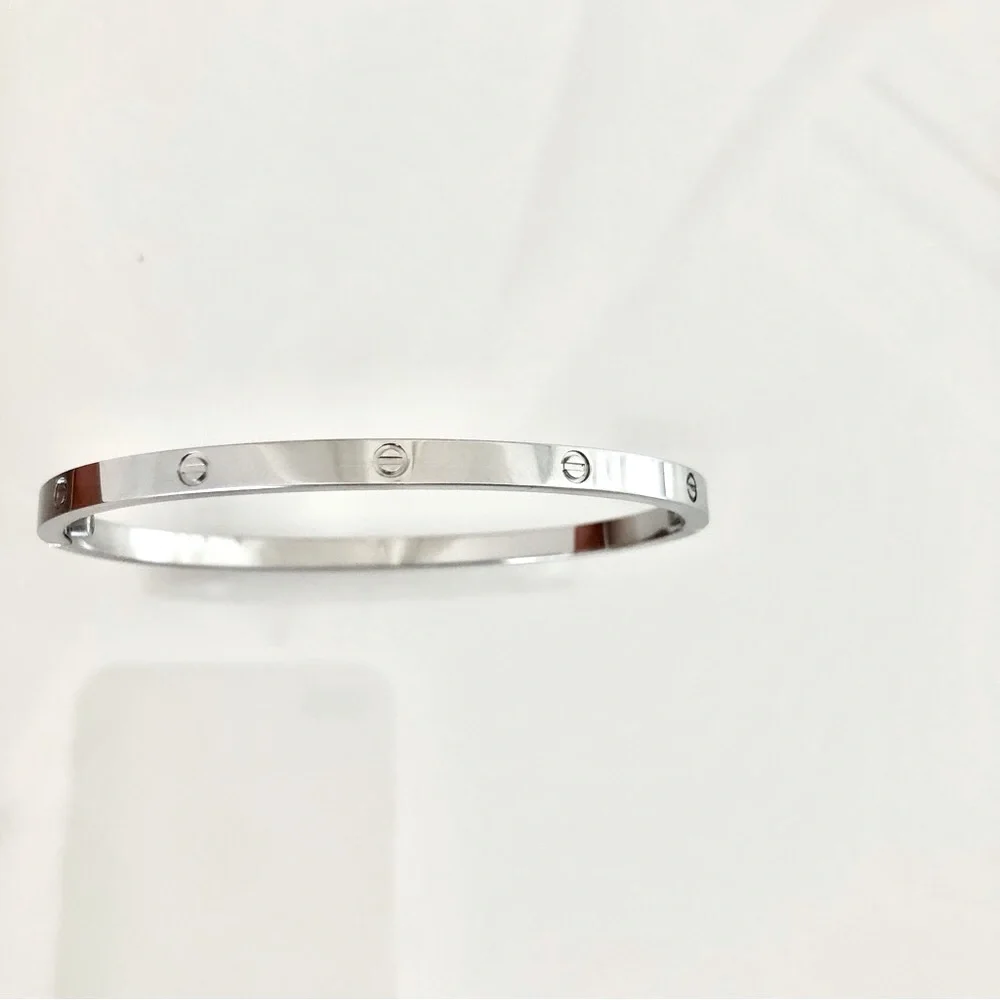 Screw Bracelet Small Model Stainless Steel.